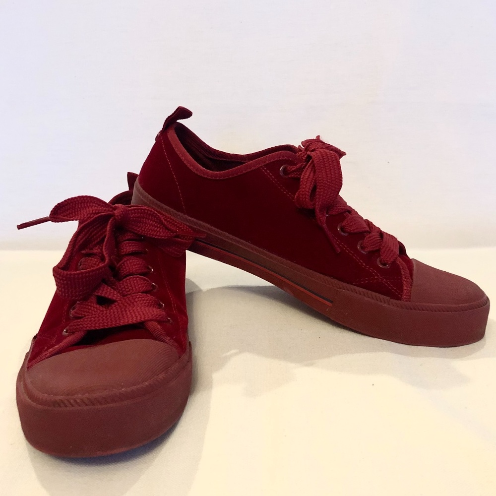 Red Velvet Converse Style Tommy Hilfiger Sneaker